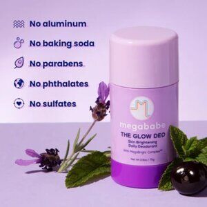 NEW- UNOPENED Megababe The Glow Deo Daily Deodorant